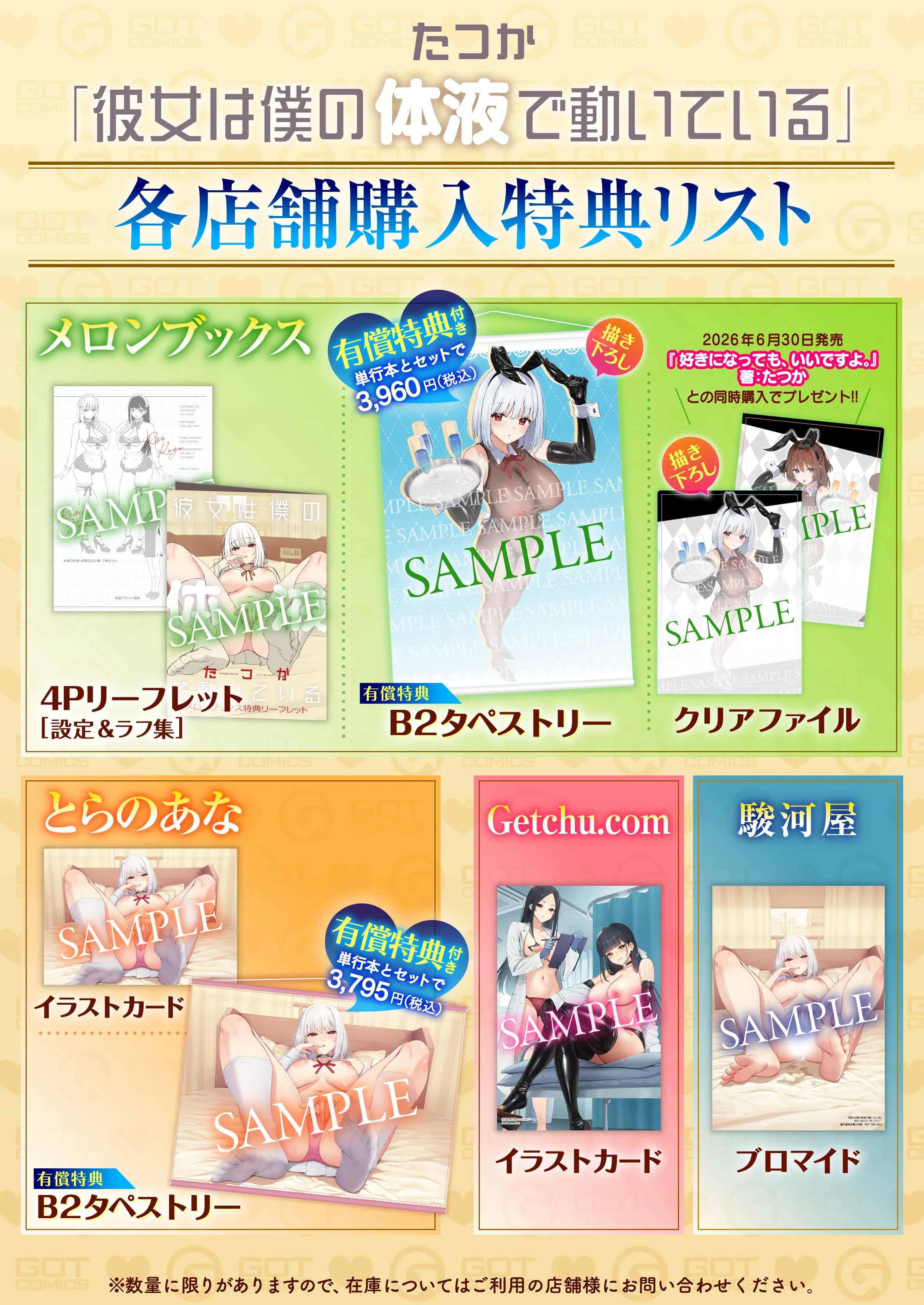 彼女は僕の体液で動いている 特典画像